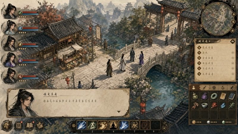 金庸群侠传5爱与死仙狐MOD六周年 天命线 画面 6