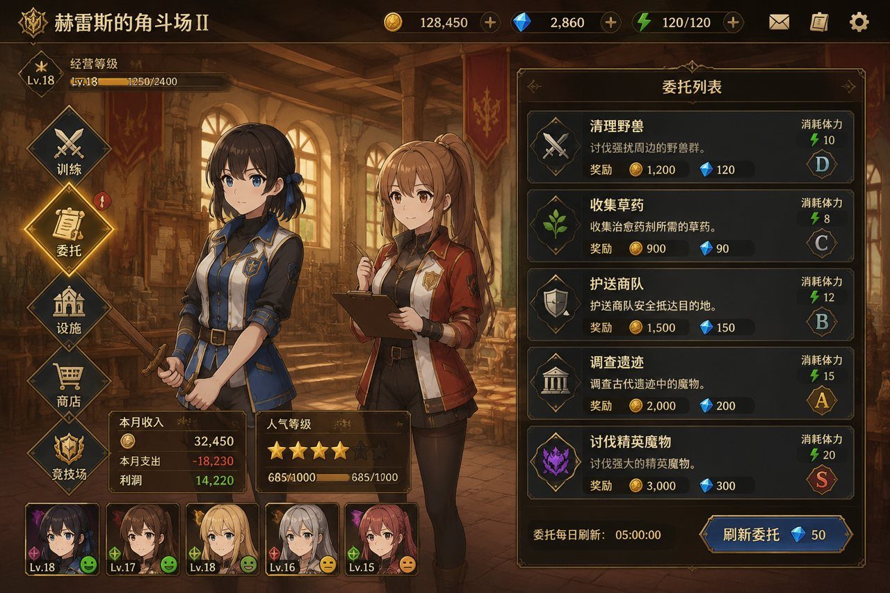 赫雷斯的角斗场Ⅱ 任务推进 实机截图 1